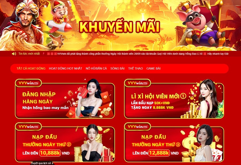 Khuyến mãi Vvvwin79.com